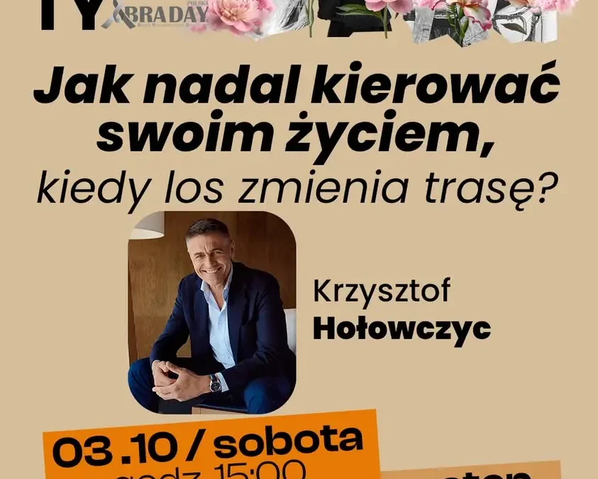 Krzysztof Hołowczyc na BRA Day w Łodzi. Warsztaty o tym, jak kierować życiem po diagnozie