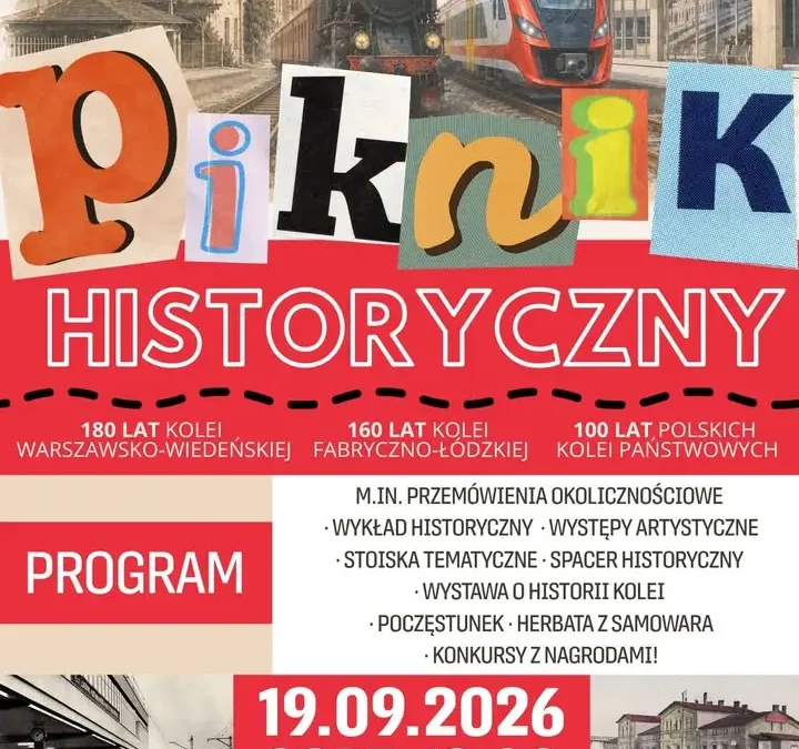 Piknik Historyczny w Koluszkach – święto kolei z trzema jubileuszami