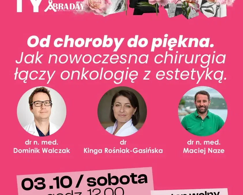 BRA Day 2026: bezpłatne warsztaty o chirurgii rekonstrukcyjnej w Łodzi