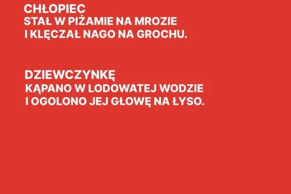 Akt oskarżenia w sprawie znęcania się nad dziećmi w rodzinie zastępczej w Zgierzu