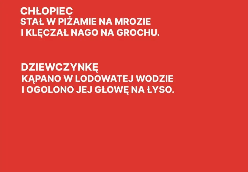 Akt oskarżenia w sprawie znęcania się nad dziećmi w rodzinie zastępczej w Zgierzu