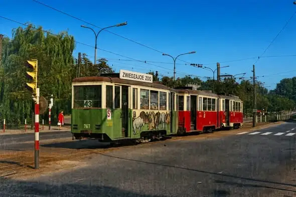 Historyczny Konstal 5N na linii 43 – tramwajowa wizytówka Łodzi