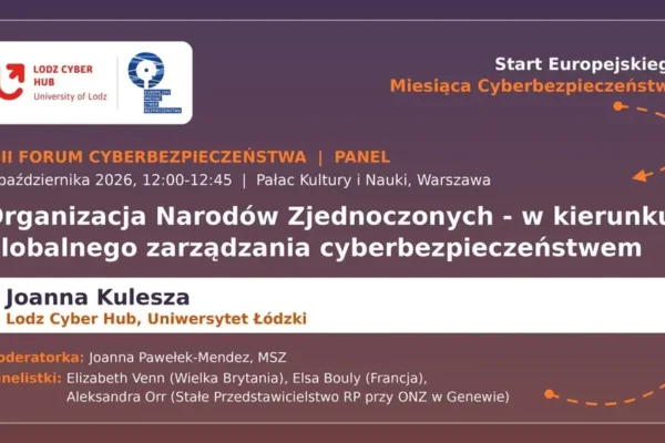 Uniwersytet Łódzki na VIII Forum Cyberbezpieczeństwa w Warszawie