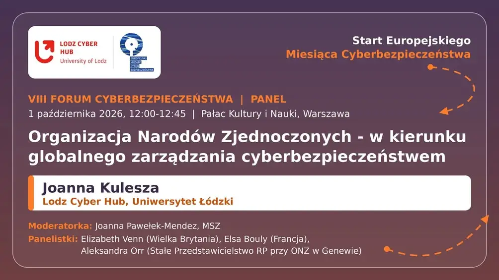 Uniwersytet Łódzki na VIII Forum Cyberbezpieczeństwa w Warszawie