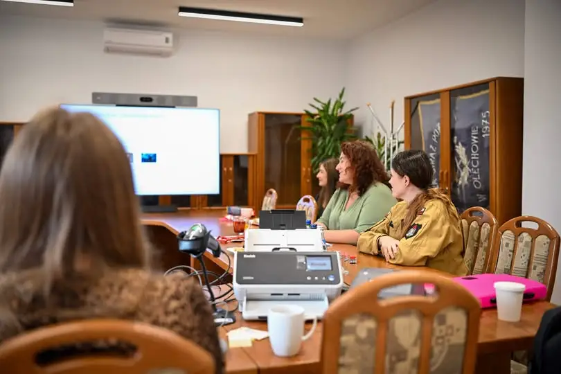 Łódzcy strażacy uczą się obsługi systemu EZD RP – dwudniowe szkolenie w Komendzie